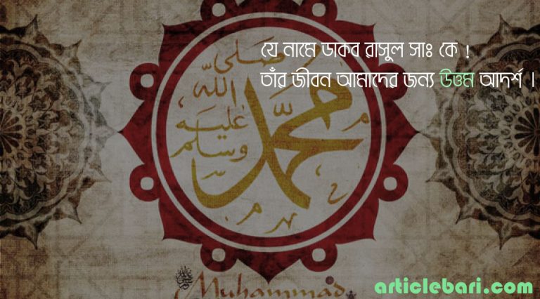 মহানবীর সাঃ এর কিছু নাম