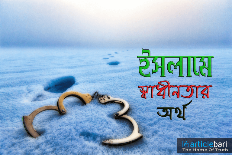 ইসলামে স্বাধীনতার অর্থ
